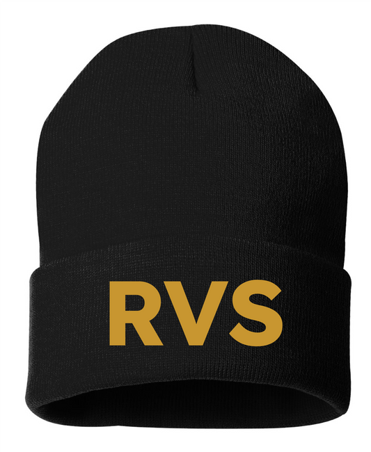 RVS Text Cuffed Knit Beanie - Pre-Order