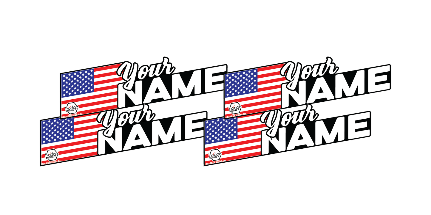Flag Name Decal