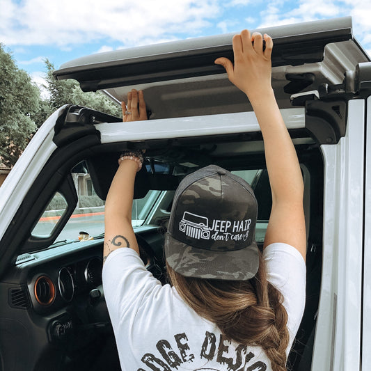 Jeep Hair Snap Back Trucker Hat