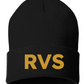 RVS Text Cuffed Knit Beanie - Pre-Order